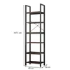 Regał Na Książki Biblioteczka Wąski Wysoki Loft Industrial Podgląd zdjęcia produktu 8