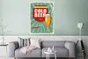 MuchoWow® Poster Mannshöhle - Bier - Vintage - Illustration Produktbild-Vorschau 5