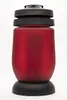 Bolsius Grablaterne Satin rot 224/110 mm Produktbild-Vorschau 1