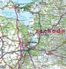 Pologne 1:800 000. Carte routière recto, résistante à Voir les images du produit 2