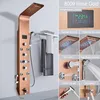 Linuode LED-Licht Duscharmatur Badezimmer SPA Massage Jet Produktbild-Vorschau 1