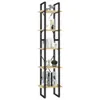 vidaXL Bücherregal 5 Fächer 40x30x175 cm Massivholz Kiefer Produktbild-Vorschau 3