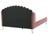 BELIANI Polsterbett Samtstoff Rosa mit Lattenrost 160 x 200 Produktbild-Vorschau 6
