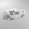 Bilder auf glas - 4 Teile - Geometrie Kunst Stein - Produktbild-Vorschau 2