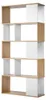 Bücherregal in Weiß und Eiche – B 80 x H 173,5 cm Produktbild-Vorschau 1