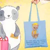 Mr. & Mrs. Panda Shopping Tasche Bauingenieurin Herz - Sky Produktbild-Vorschau 2