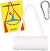 Diabolo-Tuch Luftakrobatik 6m türkisblau mit weib Produktbild-Vorschau 4
