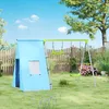 AIYAPLAY 3-in-1 schommelset: schommelrek met speeltent en Productafbeelding-voorbeeld 2
