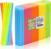 200 pailles en plastique réutilisables / pailles colorées Voir les images du produit 5