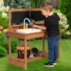 ONVAYA® Mud Kitchen Brown Toy Garden Set "Mud Kitchen made Náhľad obrázku produktu 6
