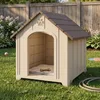 PawHut Hundehütte wetterfestes Hundehaus mit aufklappbarem Produktbild-Vorschau 9