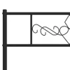vidaXL Struttura letto con testiera in metallo nero 90x200 Anteprima dell’immagine prodotto 8