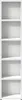 vidaXL Étagères à CD 2 pcs. Blanc 21x16x93,5 cm Bois Voir les images du produit 6