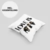 Trendation - Love Is Dog Deko-Kissen mit Füllung 40x40 Produktbild-Vorschau 3