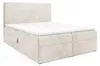 MEBLINI Boxspringbett mit Bettkasten - 180x220 - H3/Creme Produktbild-Vorschau 2
