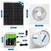 150MM Solar Abluftventilat Ventilator mit 17W Solarpanel Produktbild-Vorschau 2