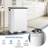 Kosz na śmieci COSTWAY 2 komory, 2 x 30 l kosz na śmieci do Podgląd zdjęcia produktu 7