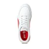 A top-down view of a white Puma sneaker with red accents. Produktbild-Vorschau