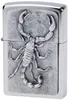 Zippo stormaansteker - Zodiac Schorpioen, satijnchroom, Productafbeelding-voorbeeld 1
