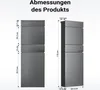 Wiltec Standbriefkasten mit Zeitungsrolle in Anthrazit 395 Produktbild-Vorschau 3