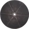 A round, black carbon filter with radiating lines from a central hole. Produktbild-Vorschau