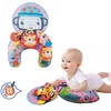 Baby Bauchlagekissen in U-Form, Spielkissen mit Rassel ab 6 Produktbild-Vorschau 1