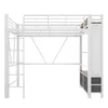 Wielofunkcyjne łóżko loftowe 90x200cm, 4 szuflady, LED, Podgląd zdjęcia produktu 15