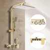 Duschsystem, Wandmontage, s Regenwassererlebnis, Gold Produktbild-Vorschau 4