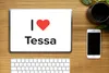 MuchoWow® Laptop Aufkleber Sticker Cover Ich liebe - Tessa Produktbild-Vorschau 2