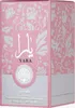 A pink perfume box with white floral patterns and silver accents. Produktbild-Vorschau