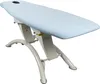 A light blue massage table with a white base, shown against a white background. Produktbild-Vorschau