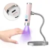 Nagellampe UV LED mit Akku 800mAh 3W Sensor Timer Display Produktbild-Vorschau 1