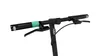 Close-up of the handlebars of an electric scooter. Voir les images du produit