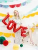 Folienballon Love 140x35cm rot Produktbild-Vorschau 4