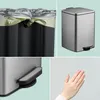 Relaxdays Mülleimer Küche, 20 Liter, entnehmbarer Produktbild-Vorschau 3