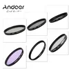 A collage of different camera lens filters. Podgląd zdjęcia produktu