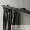 Záclonová dráha na míru 1-délka černá - řada Loft - Náhled obrázku produktu 2