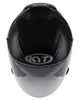 Casco KYT Hellcat Plain Jet Taglia: M (57/58), Colore: Nero Anteprima dell’immagine prodotto 5