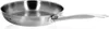 A stainless steel frying pan with a handle, shown on a white background. Voir les images du produit
