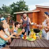 Relaxdays Sada 3 servírovacích podnosů, protiskluzový Náhled obrázku produktu 3