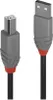 LINDY USB 2.0 Kabel Typ A/B Anthra Line M/M 1m Produktbild-Vorschau 1