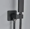 Box doccia incasso Ari nero con termostato, soffione led, Anteprima dell’immagine prodotto 6