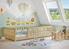 Kinderbett, Holzbett 90x200 mit Rundumsicherung Kiefer Produktbild-Vorschau 5