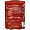 The image shows the side of a red cylindrical container of cocoa drink powder. Voir les images du produit