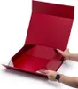 Pudełko Magnetyczne Na Prezent Bordowe 350x250x100mm Podgląd zdjęcia produktu 2