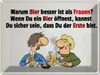 vianmo Blechschild 30x40 cm Warum Bier besser ist als Produktbild-Vorschau 1