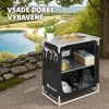 Kempingová kuchyňa Premium s 2 priehradkami skladacia 76 x Náhľad obrázku produktu 9