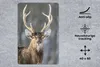 MuchoWow® Mauspad Mousepad Hirsch - Weiß - Braun - Geweih Produktbild-Vorschau 2