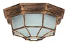 A close-up, studio shot of an outdoor ceiling light fixture. Produktbild-Vorschau