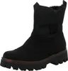 A black winter boot is shown against a white background. Produktbild-Vorschau